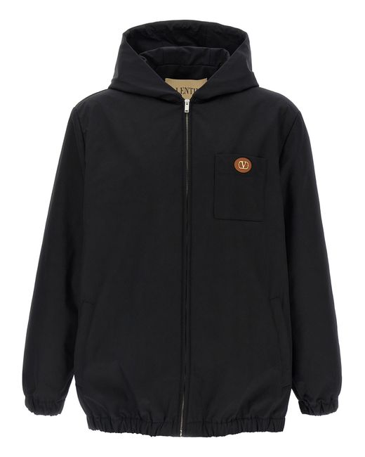 Women's Black Nylon Jacket