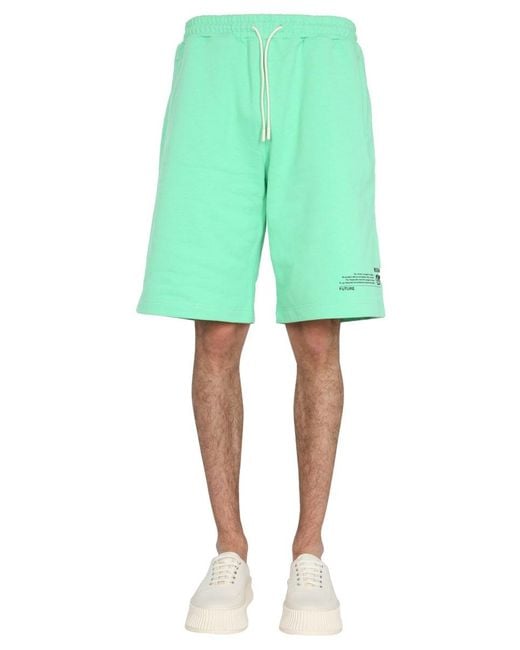 MSGM Green Fantastic Bermuda for men