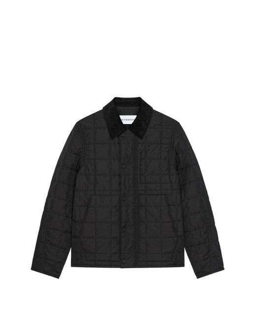 Givenchy Black Quilted Jacket for men