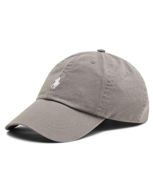 Men's Gray Cotton Chino Ball Cap