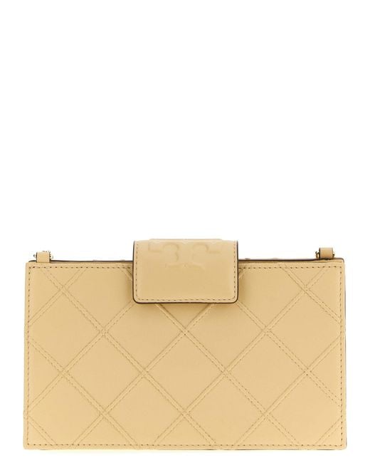 Tory Burch Natural 'Fleming' Wallet