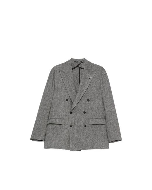 Tagliatore Gray Jackets for men