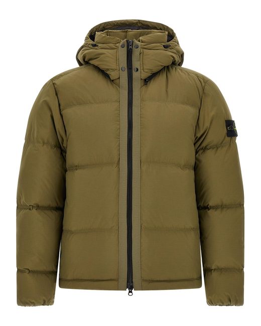 Stone Island Green '4100013' Down Jacket for men