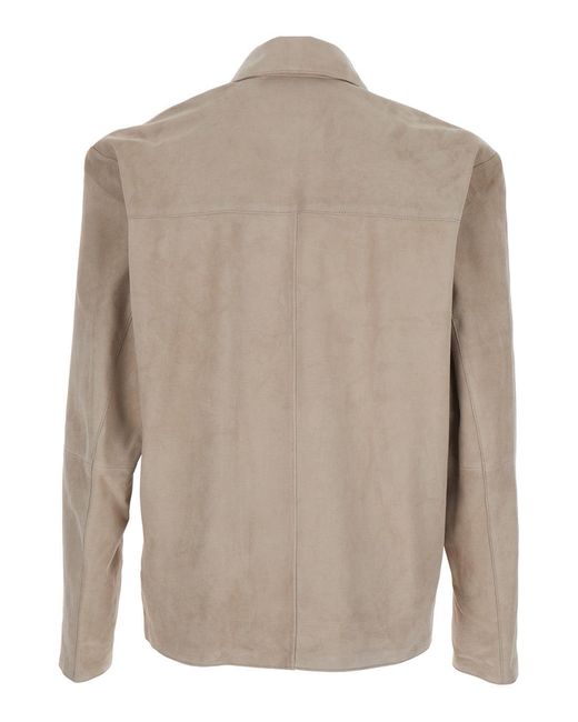 Arma Brown Leather Jacket for men