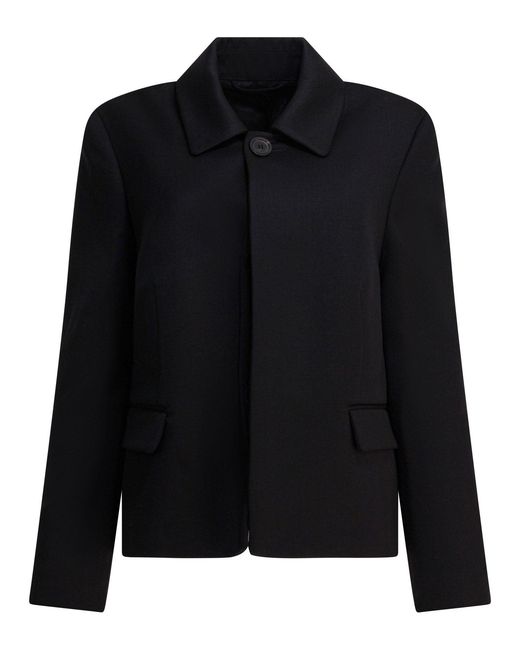 Women's Black Wool Jacket