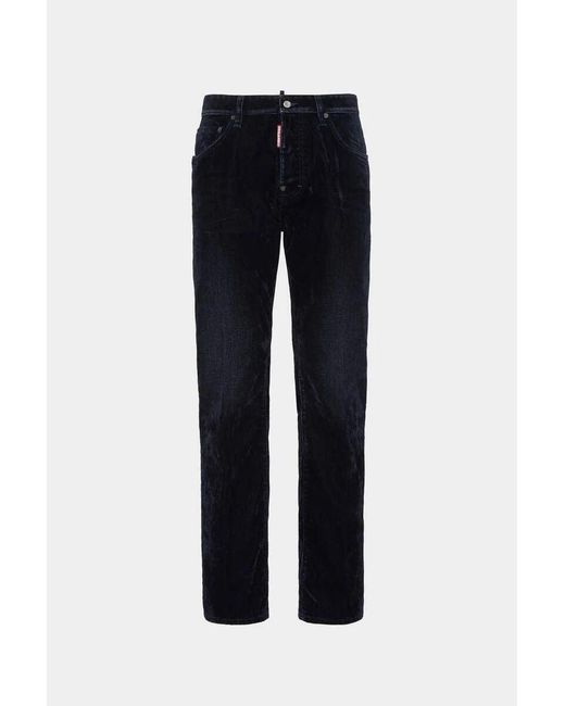 DSquared² Blue Pants 5 Pockets for men