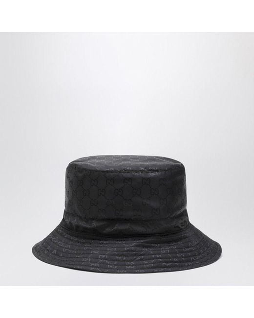 Gucci Black Reversible Gg Hat