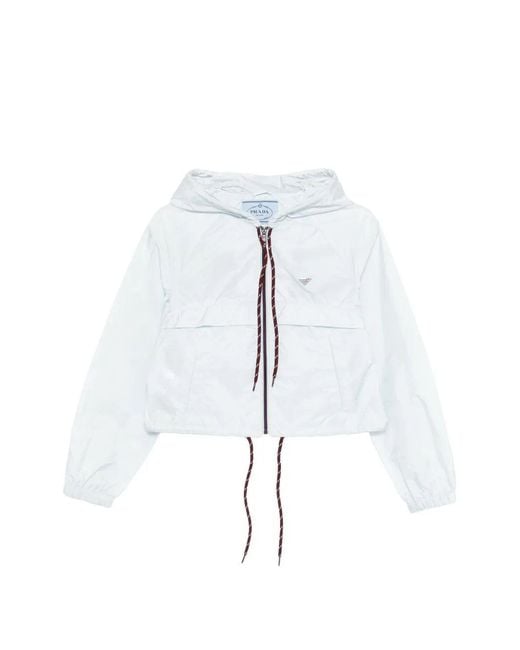 Prada White Re-Nylon Jacket
