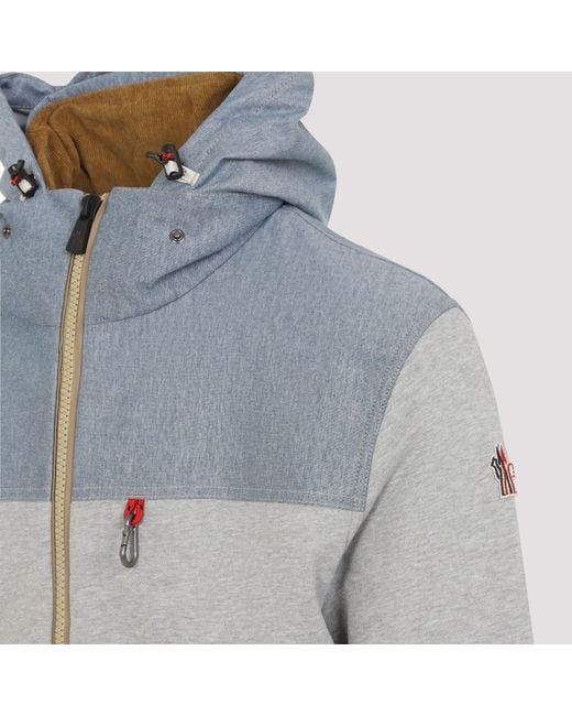 Moncler Blue Zip Up Jacket for men
