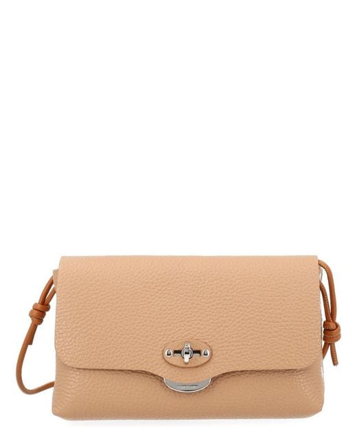 Zanellato Natural Buff Bovine Leather Bag