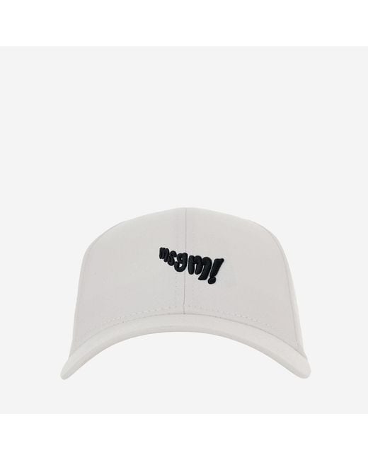 Women's White Baseball Cap Cotton