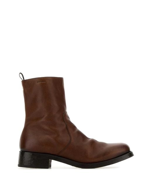 Prada Brown Calzature Uomo for men