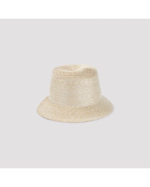 Saint Laurent Natural Straw Hat