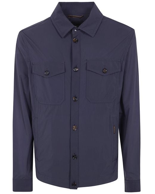 Moorer Blue "Ade" Jacket for men