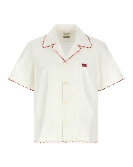 Bode White 'Redbud' Shirt for men