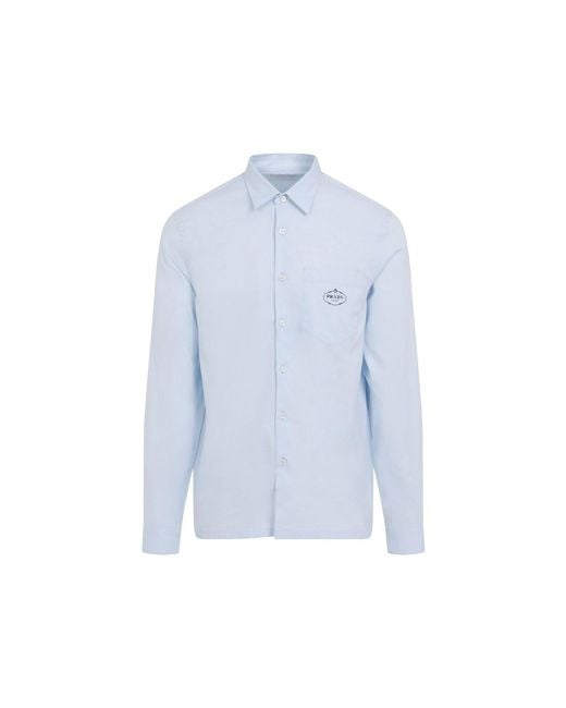Prada Blue Shirt for men
