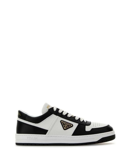 Prada Black "Downtown" Sneakers