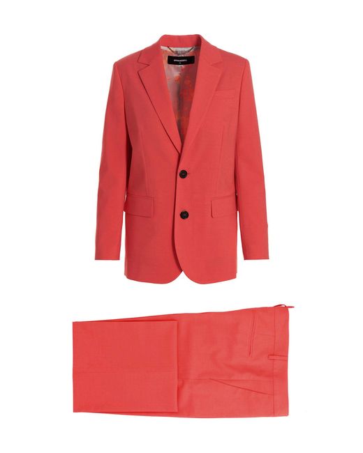 DSquared² Red 'Manhattan' Dress