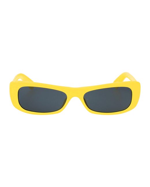 Jacquemus Yellow Sunglasses