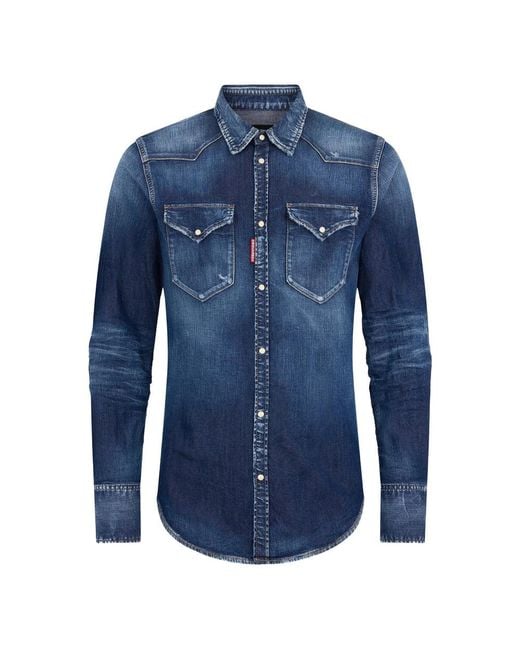 Men's Blue Shirts