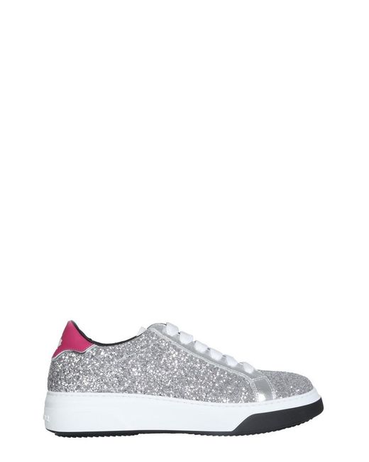 DSquared² White Bumper Sneakers