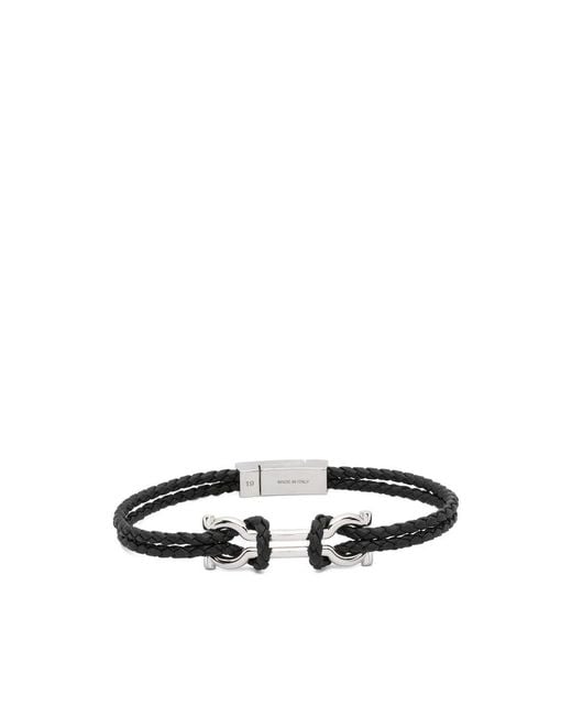 Ferragamo Black Bracelets for men
