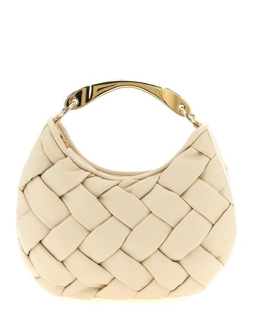 Twinset Metallic Weaved Handbag