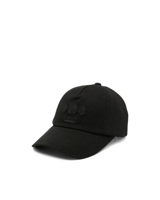 Adererror Black Six-Panel Cap for men