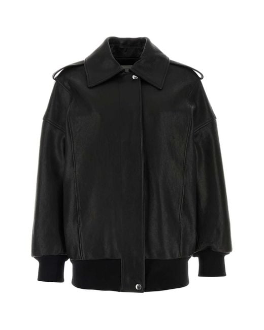 McQueen Black Leather Jacket