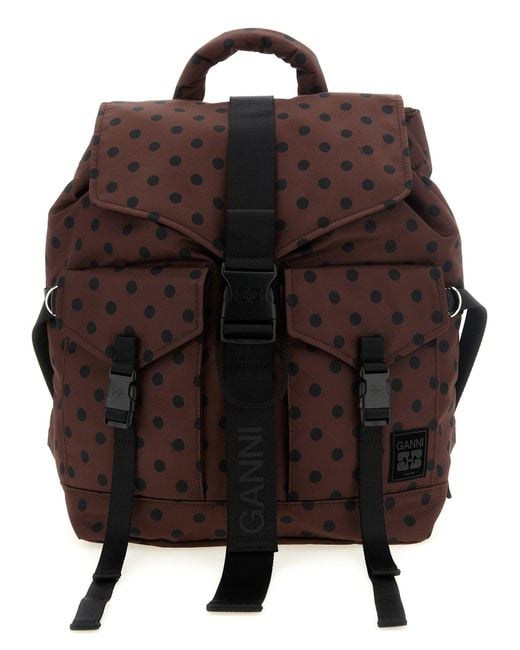 Ganni Black 'Re-Tech' Backpack