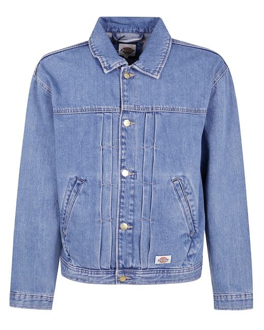 Dickies Blue "Selvedge Pleated" Denim Jacket