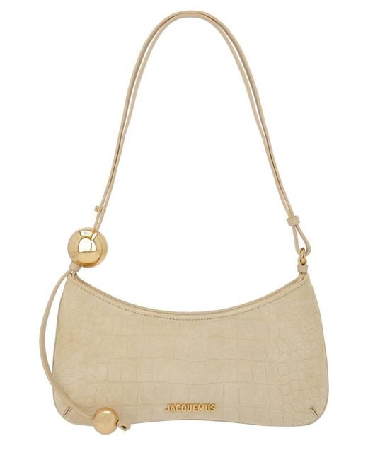 Jacquemus Natural La Borsa "Bisou Perle"