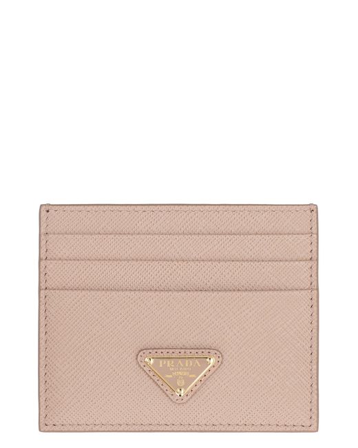 Prada Brown Leather Cardholder For