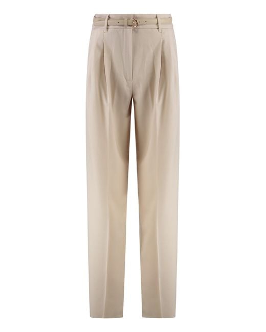 Max Mara Natural Stretch Wool Pants