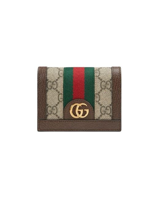 Women's Black Ophidia Card Case