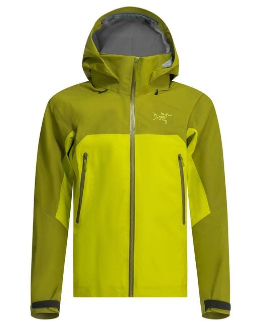Arc'teryx Yellow "Beta Ar" Technical Jacket
