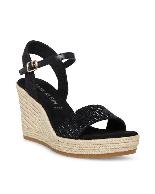 anne klein wedge sneakers