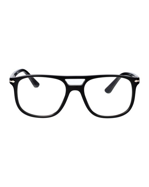 Persol Black Acetate Optical Glasses for men