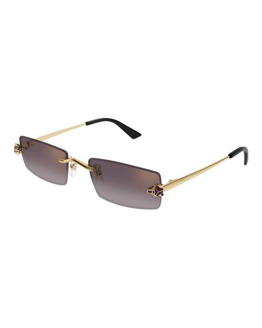 Cartier Metallic Sunglasses