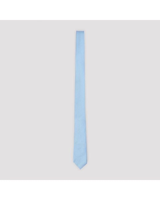 Tom Ford Blue Solid Tie for men