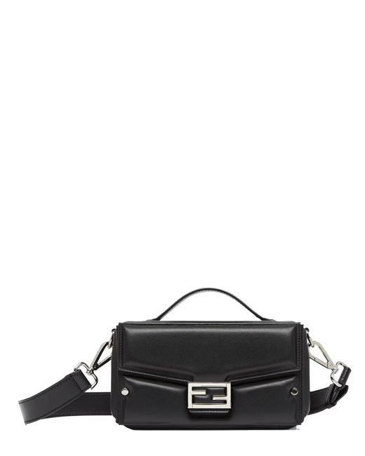 Fendi Black Soft Trunk Handbag For for men