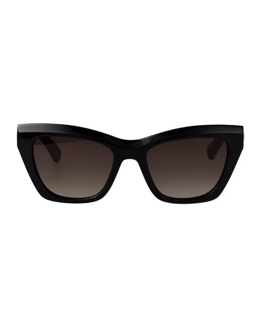 Longchamp Black Acetate Sunglasses