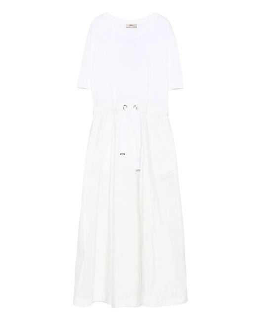 Herno White Midi Dress