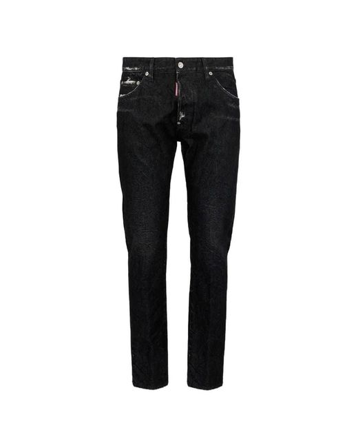DSquared² Black Teddy Jeans for men