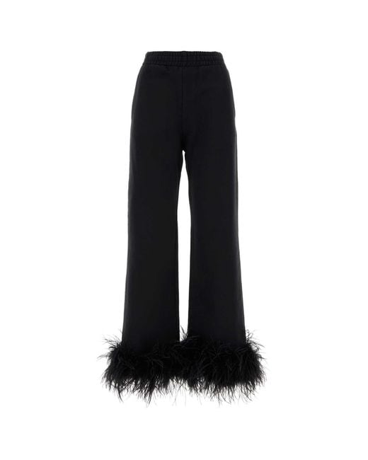 Prada Black Wide Trousers