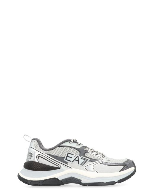 EA7 White Predator Low-Top Sneakers for men