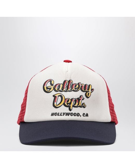 GALLERY DEPT. White Baseball Cap With Logo Print for men