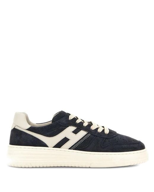 Hogan Blue Midnight Suede Sneakers for men