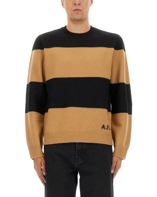 A.P.C. Black Edwardo" Jersey for men