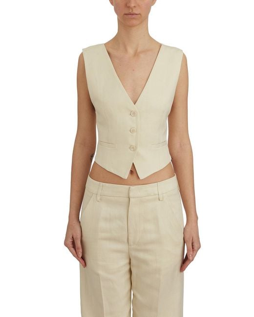 Women's Natural Cross Vest
